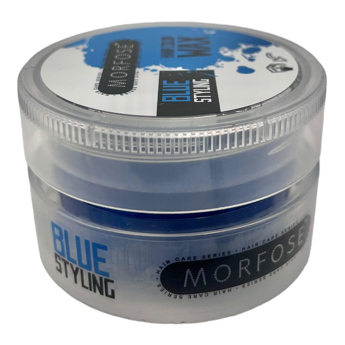 MORFOSE Morfose Hair Colour Wax Styling,Temporary Hair Dye Wash In Wash Out, Coloured Hair Wax Kids Instant Styling, Hair Colour Pomade Washable for Men, Women, Party, Cosplay (Blue, 100 ml)