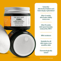The Body Shop Vitamin C Glow Boosting Moisturiser (1x 50ml), Hydrating Face Moisturiser for Women, Water-Based Moisturizer with Vitamin C & Hyaluronic Acid, Face Cream for Radiant-Looking Skin