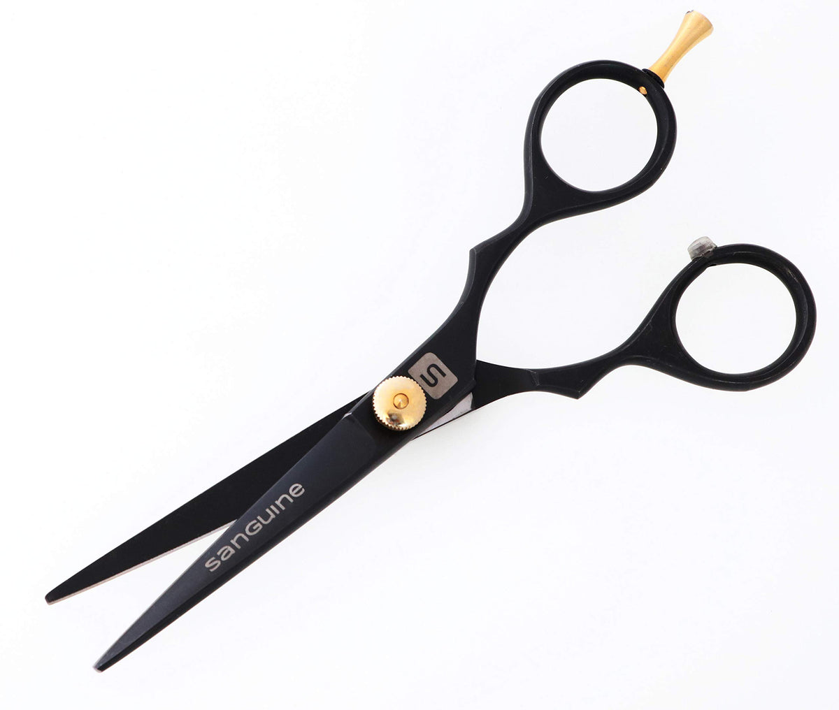 Sanguine Professional Beard Trimming Scissors, Moustache Scissors, Men Hair Scissors - 5.0 inch, Ultra Sharp, Presentation Case