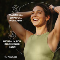Vitamaze - amazing life Boswellia Serrata Capsules 900mg - 2 Months Supply - 85% Frankincense Boswellia Acid 100% - Joint Care Natural from India Boswellia Serrata, Made in Germany