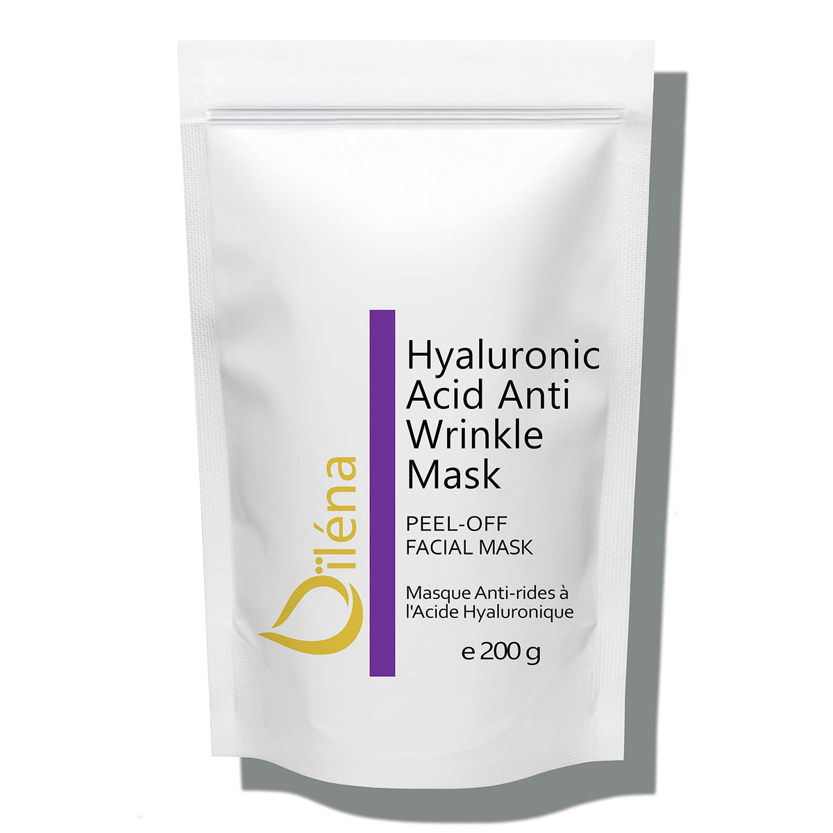 Oïléna - Alginate Peel-Off Moisturizing Powder Mask | Hydrating Skin Therapy | Natural Skin Care with Marine Complex | Home Facial Treatment | Anti-Wrinkle Hyaluronic Acid, 200g