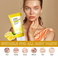 Trendyfave Lemon Peeling Gel, Vita Lemon Face Scrub Exfoliator with Purifying Exfoliating Gel – Vitamin C & Niacinamide for Glowing Skin, Face Exfoliator Scrub for Radiant Skin, Face & Body &Knee (100ml)