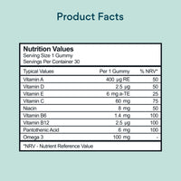 Bettervits Kids Multvitamin Gummies | 8 Minerals & Vitamins | Support Health and Development | Orange Flavour