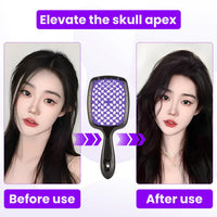 Generic Hair Brush Set – 5 Pack Detangling Brushes & Combs for Women – Anti-Static Paddle, Round & Vent Brush, Wide Tooth Comb & Tail Comb for Curly, Wet & Dry Hair – Salon & Home Styling Kit
