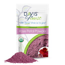 Davis Finest - Rose Petal Powder, 100g - Rosa Damascena - Dried Rose Petals for Hair & Facial Mask, Pore Cleansing, Brightening, Exfoliating - Organic, Natural Rose Fragrance for Cosmetics, Food Grade