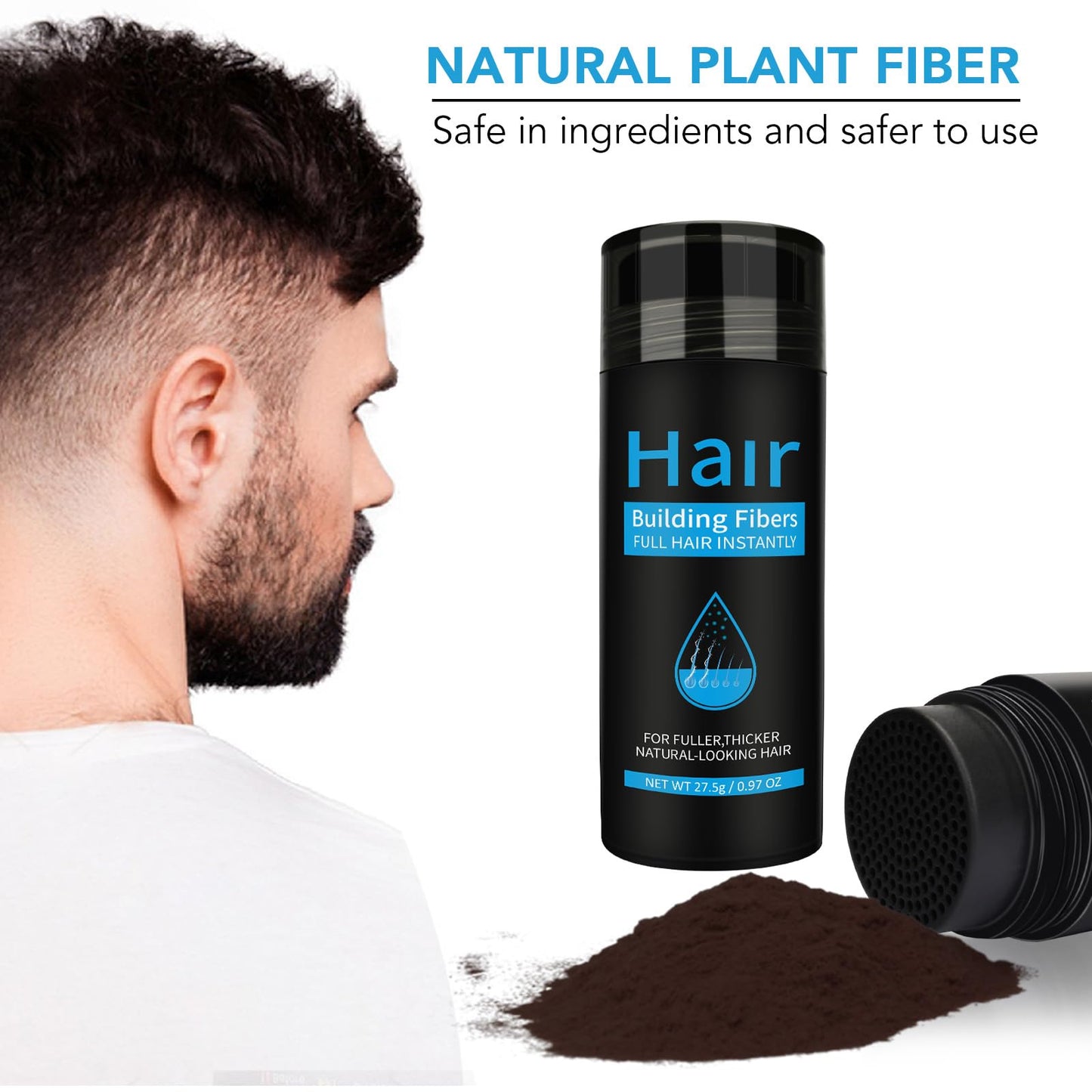 Pegciz Hair Fibres Light Brown (No Pumb Application)