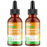 Gaelikine Magnesium Bisglycinate Drops 1000mg – High Absorption Liquid Magnesium Glycinate with Liposomal Micelle Technology, Gentle & Stomach-Friendly Formula, Lemon Flavour, Vegan, 120ml
