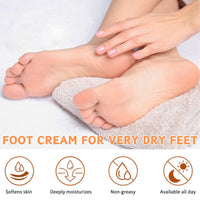 Trendyfave 2Pcs Honey Foot Cream, Hand & Foot Cream for Very Dry Feet & Hands, Cracked Heel Repair Cream, Hard Skin Remover Foot Cream, Intensive Moisturising for Cracked Skin for Women & Men 40g/Each