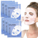 WANFAER 6pcs Collagen Face Mask, Deep Overnight Face Mask, Bio Collagen Overnight Mask for Dry and Dehydrated Skin, Pore Minimizing, Elasticity Improvement
