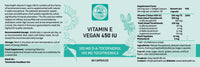 Kala Health Vitamin E 450 IU 400mg Tocopherol + Tocotrienol Vitamin E Vegan - Alpha Tocopherol + All 4 Tocotrienols – Alpha Tocotrienol + Beta Tocotrienol + Delta Tocotrienol and Gamma Tocotrienol