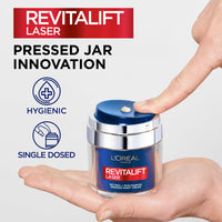 L'Oreal Paris L’Oréal Paris Retinol Cream, Revitalift Laser Pressed Night Cream for Anti-Ageing with Retinol & Niacinamide, Advanced Anti-Ageing Formula to Target Deep Wrinkles & Dark Spots, Moisturises Skin, 50ml