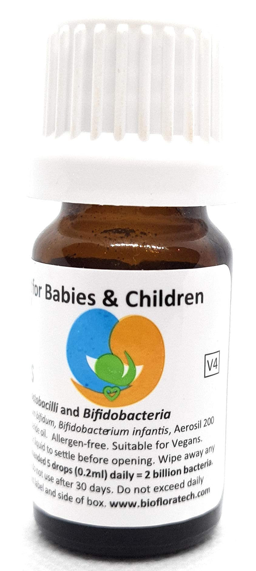 Labinic Probiotic Drops | Same Quality as used in NHS | Triple Strain | 2 billion/day Lactobacillus & Bifidobacteria | For Babies & Infants from birth | under £1/day |