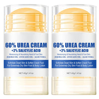 SALROAL Urea Cream 60 Percent for Feet,Urea Foot Cream for Cracked Heels and Dry Skin - Cracked Heel Cream Urea Moisturiser Plus 2% Salicylic Acid - Foot Cream for Calluses and Hard Skin (BLUE, Two Size)