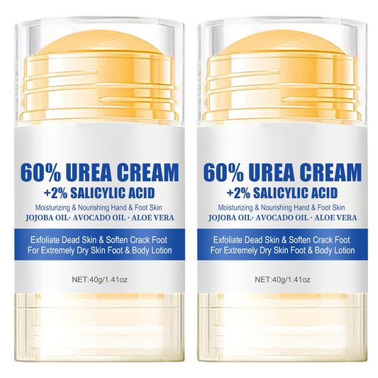 SALROAL Urea Cream 60 Percent for Feet,Urea Foot Cream for Cracked Heels and Dry Skin - Cracked Heel Cream Urea Moisturiser Plus 2% Salicylic Acid - Foot Cream for Calluses and Hard Skin (BLUE, Two Size)