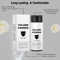 AmiCera Volume Powder for Men,Texture Powder, Hair Styling Powder Men, Instantly Adds Texture & Volume, Mens Volumising Hair Products, Long-lasting Strong Hold Fluffy, for All Hair Types,40g