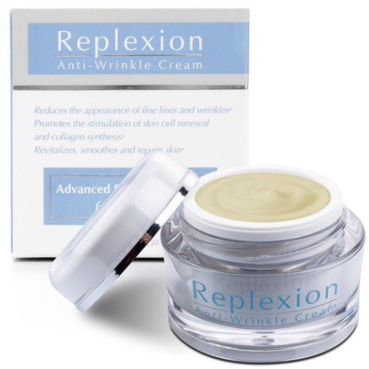 Replexion Anti-Wrinkle Cream- Nourish and Restore with Anti-Aging Creams Enriched with Shea Butter, Peptides and vitamins A&C - Day and Night Skin Face Cream for Men and Women - 50 ml