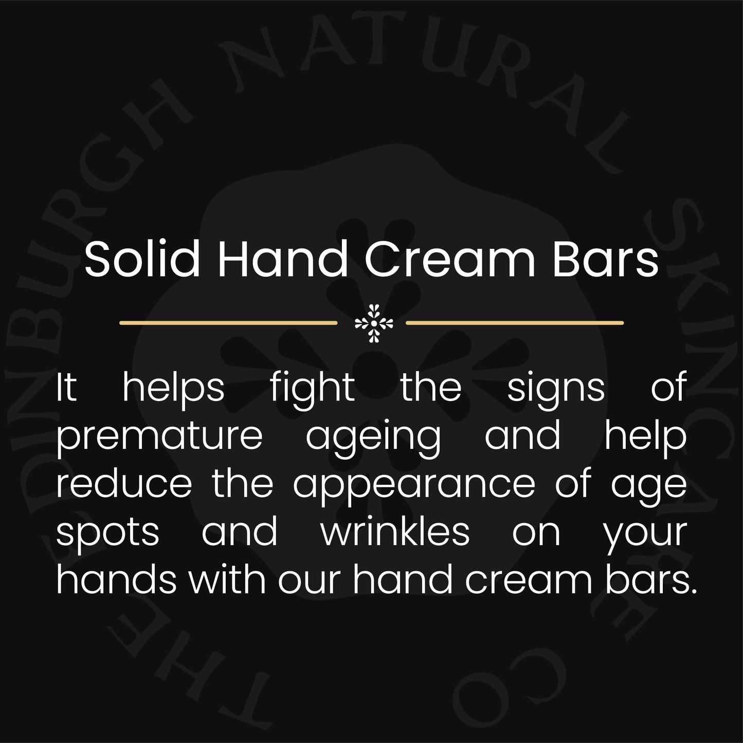 The Edinburgh Natural Skincare Company Ltd. Moisturising Solid Hand Cream Bars | For Dry & Sensitive Hands | Gardeners Scent | Natural Hand Cream | No Sticky Residue | Luxury Gift | Cruelty Free | Edinburgh Skincare Company
