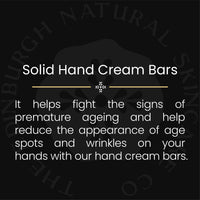 The Edinburgh Natural Skincare Company Ltd. Moisturising Solid Hand Cream Bars | For Dry & Sensitive Hands | Gardeners Scent | Natural Hand Cream | No Sticky Residue | Luxury Gift | Cruelty Free | Edinburgh Skincare Company
