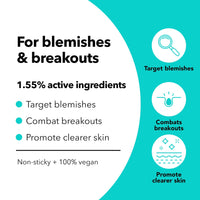 ‎The Solution The Solution Salicylic Acid Clear Skin Body Gel (200ml) Back Acne Treatment with Tea Tree, Vegan Salicylic Acid Serum & Pore Minimizer, Cruelty Free Salicylic Acid Moisturiser Body Care