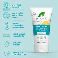 Dr. Organic Dr Organic Skin Clear Exfoliating Scrub 150ml