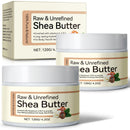 2PCS Organic Shea Butter, Raw & Unrefined Shea Butters for Body, Face & Hair, Pure Shea Butter with vitamins A, E & F, Long-Lasting Hydration for Dry Skin, Hair Care, DIY Lip Balm, Natural Moisturizer