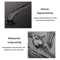 NLFOX Primelash Mascara for Mature Women - Mascara for Seniors - Mascara Black Volume and Length Waterproof - Fibre Dense Mascara for Sensitive Eyes - Lengthening and Volumizing Mascara