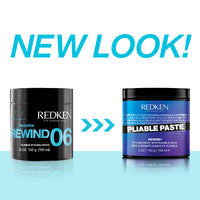 REDKEN Pliable Paste, Texturising Hair Paste for Flexible, All-Day Re-Workability, Medium Hold, 150 ml
