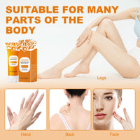 GMHLLES Purifying Exfoliating Gel 2 PCS Orange Peeling Gel Keeps Skin Hydrated Softens Skin and Removes Dead Skin Make Your Skin Smooth and Bright Suitable for All Skin Types