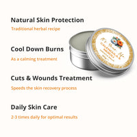 It's Your Life Miracle Balm, Calendula balm, Natural Skincare, as a, Wound Healing Cream, Scab Healing Cream, &, Burn Cream Healing Anti Scar. 50 grams of, Calendula Cream, its Natures, Wonder Balm, for, Dry Skin