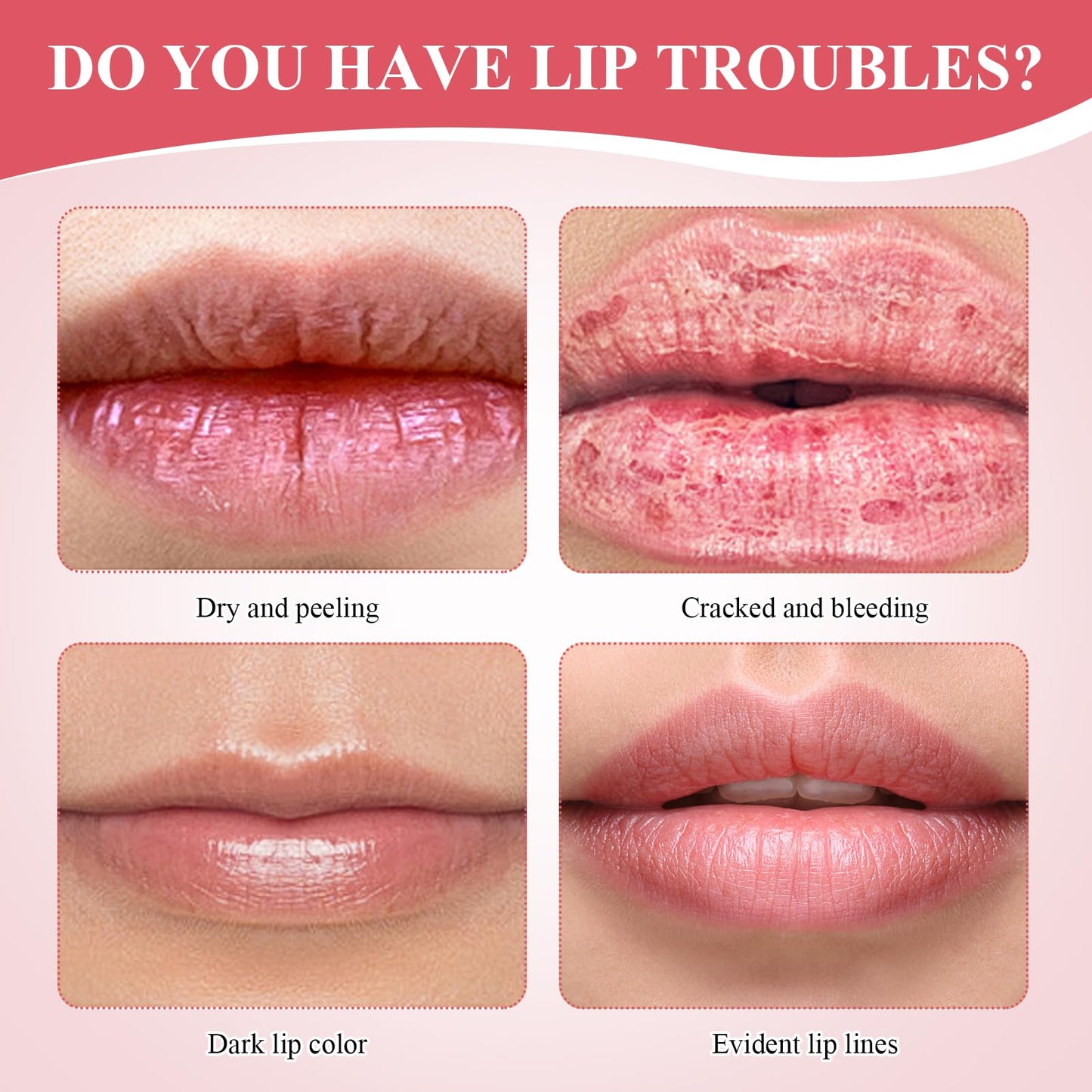 Liameph 2 Pcs Black Honey Lipstick Black Lip Gloss Black Honey Lip Oil Pink Honey Honey Lipstick Set Black & Pink Moisture Shine Lipstick Honey Lip Balm and 2 White Lip Brush Suitable for Dry Lips