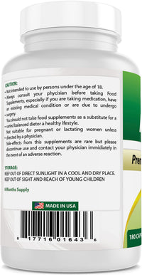 Best Naturals Alfalfa Green Super Food 500 mg 180 Capsules