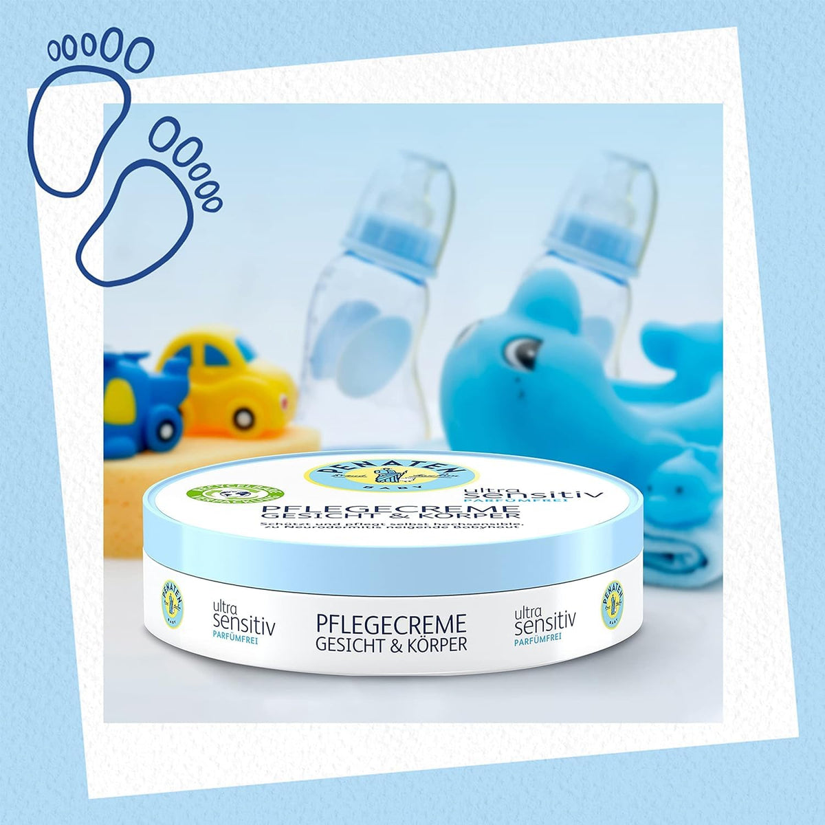 Penaten Ultra Sensitive Care Cream - Face and Body | Baby Care for Delicate and Sensitive Baby Skin | 1 x 100 ml