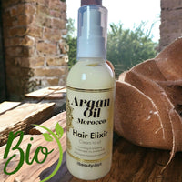 Hair Elixir with Organic Moroccan Argan Oil Nourishes Softens and Repairs Damaged Hair 100 ml