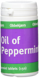 Obbekjaers Peppermint Oil - Pack of 150 Tablets