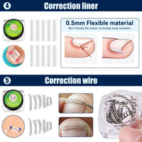 BQMEZRNUS Ingrown Toenail Removal Kit Ingrown Toenail Treatment Tool Kit Ingrown Toenail Corrector Tools with Toenail Braces, Podiatry Tools, Ingrown Toenail Corrector Strips and Patch for Toe Pain Relief