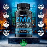 ZMB6 240 Tablets Gluten Free Vegan Vitamin B6, Magnesium and Zinc Tablet | Normal Muscle Function & Energy Yielding Metabolism | Muscle Growth & Sleep Support | PROELITE UK