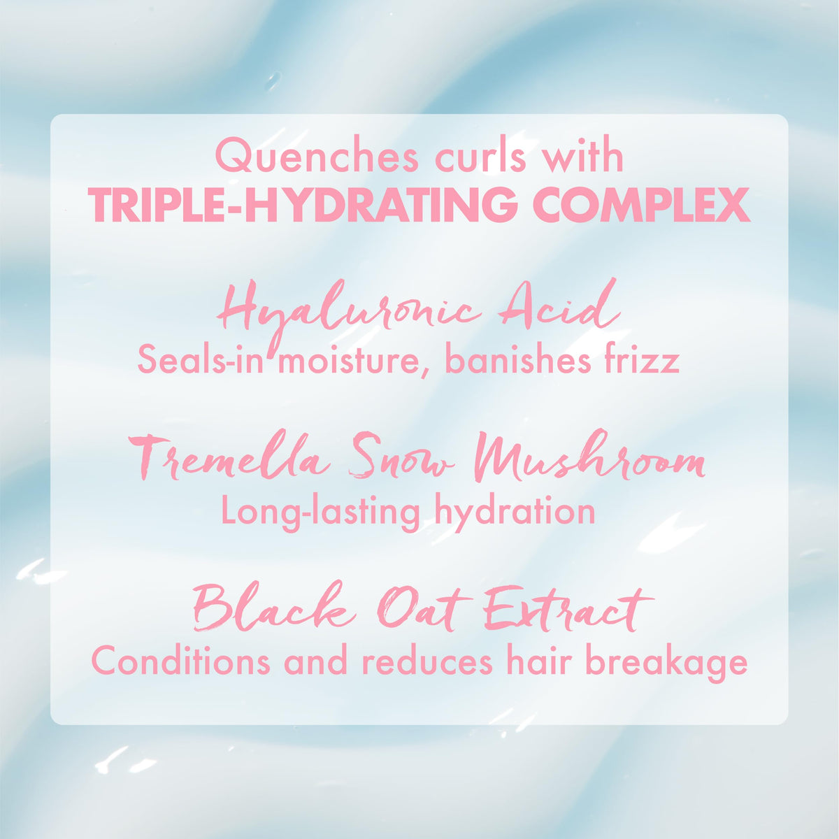 Umberto Giannini Thirsty Curls De-Frizzer Instant Anti-Frizz Transformation Cream 100ml - Vegan Curl Cream For Dry and Dehydrated Hair