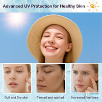 Korean Mineral Sunscreen SPF 50 PA+ – 30% Rice Extract, Broad Spectrum Sun Cream, Lightweight & Non-Greasy Face Moisturiser, Natural & Gentle Formula
