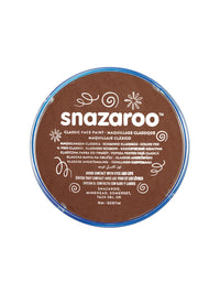 Snazaroo Light Brown Make-Up (18 ml) Pack of 5 - Classic Face Paint, Perfect for Parties, Cosplay, Animals Events, Carnival, Halloween, & More
