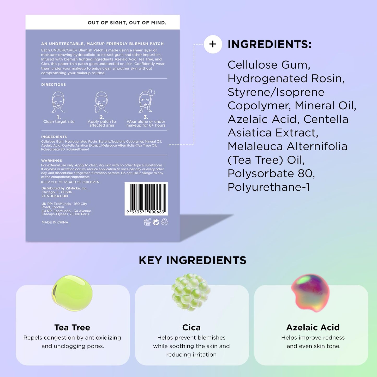ZitSticka UNDERCOVER Blemish Patches