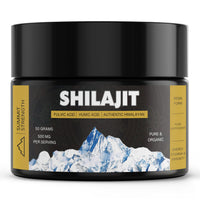 Summit Strength Shilajit Resin 50g, Authentic Himalayan Gold Grade, 100% Pure & Organic, 80% Fulvic Acid, 85+ Minerals & Ayurvedic Herbs, Supports Energy & Immune System, 500mg Per Serving