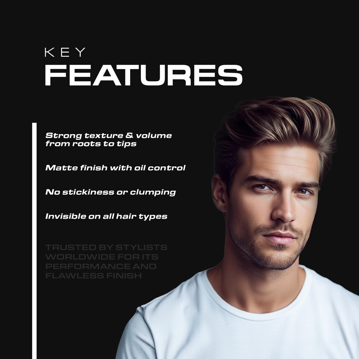 Totex Premium Hair Styling Powder Wax | Volumising Thickening Magic Dust | Ultra Strong Matte Look Excellent Hold Maximum Control 400 Series 20g