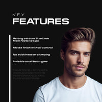 Totex Premium Hair Styling Powder Wax | Volumising Thickening Magic Dust | Ultra Strong Matte Look Excellent Hold Maximum Control 400 Series 20g