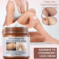 jinyue S-trawberry S-kin Treatment,Strawberry Legs Treatment,Keratosis Pilaris Cream，Keratinization & Exfoliating Body Cream for Bumpy Skin, Chicken Skin & Strawberry Spots Repair120g