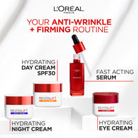 L'Oreal Paris L’Oréal Paris Revitalift Hydrating SPF 30 Day Cream, Powerful Formula to Smooth appearance of Wrinkles, Firm & Moisturize Skin, Infused with Pro-Retinol & Elasti-Peptides, SPF30 Sun Protection, 50ml