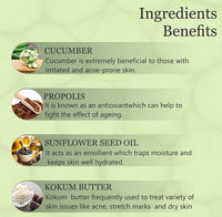 Neolith Cucumber Soothing Gel Cream || For Soothing, Glowing, Nourishment, Moisturisation || For Men & Women || 50 ML