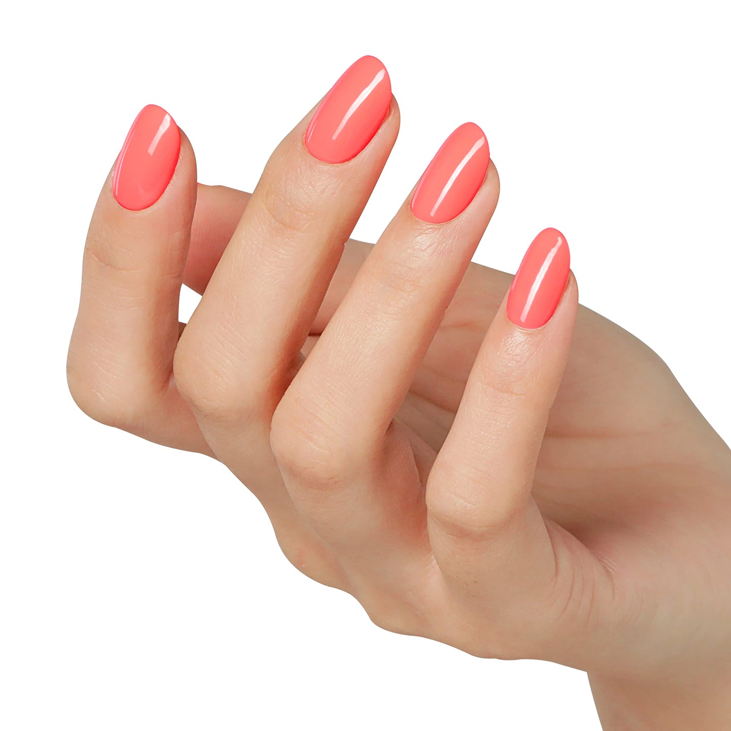 BLUESKY Bluesky Gel Nail Polish, Summer Coral, Mini, BSH019, Pink, Coral, Long Lasting, Chip Resistant, 5 ml Requires Drying Under UV LED Lamp