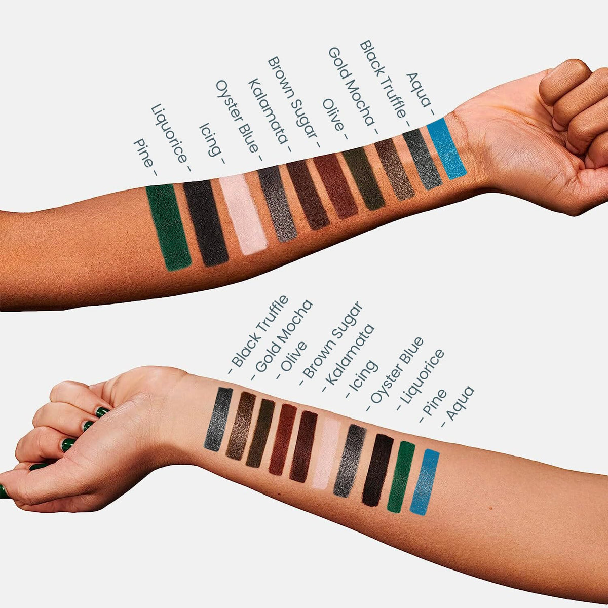 Wonderskin 1440 Longwear Green Eyeliner Pencil - Waterproof, Sharpenable Eyeliner Pencil and Smudge Proof Green Eye Liner Pencils (Pine)