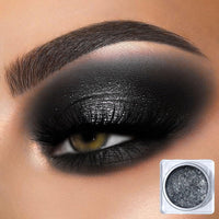 LYNTYAOU Silvery Gray Glitter Eyeshadow, Shimmer Cream Eye Shadow, Metallic Smoky Single Eye Shadow Cool Make-Up Palettes, Smooth Shiny Pearlescent Blendable Liquid Eyeshadow For Women Makeup (5g)