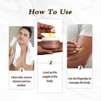 QinZiEn Skin Body Butter for Men,Organic Cologned Body But-ter,Firming Moisturizing Body B-utter,Body Lotion Scented,B-ody Lotion for Very Dry Skin,Skin Balancing Jojoba Oil,B-ody Skin Care